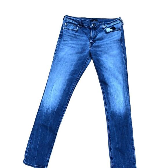 RARE True Religion Jeans Size 33 TONY Blue - Picture 6 of 7